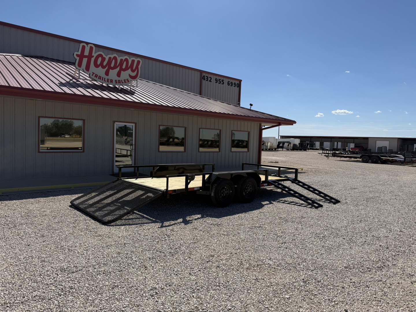 New 2026 Delco 83"x16' Tandem Axle Utility Trailer - U6