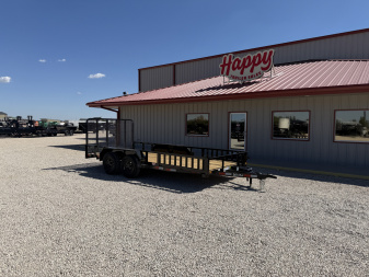 New 2026 Delco 83"x16' Tandem Axle Utility Trailer - U6