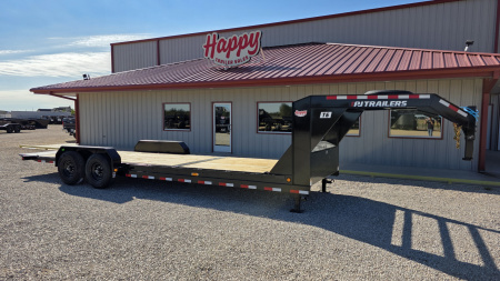 New 2026 PJ 83"x24' Gooseneck Equipment Tilt Trailer – T6