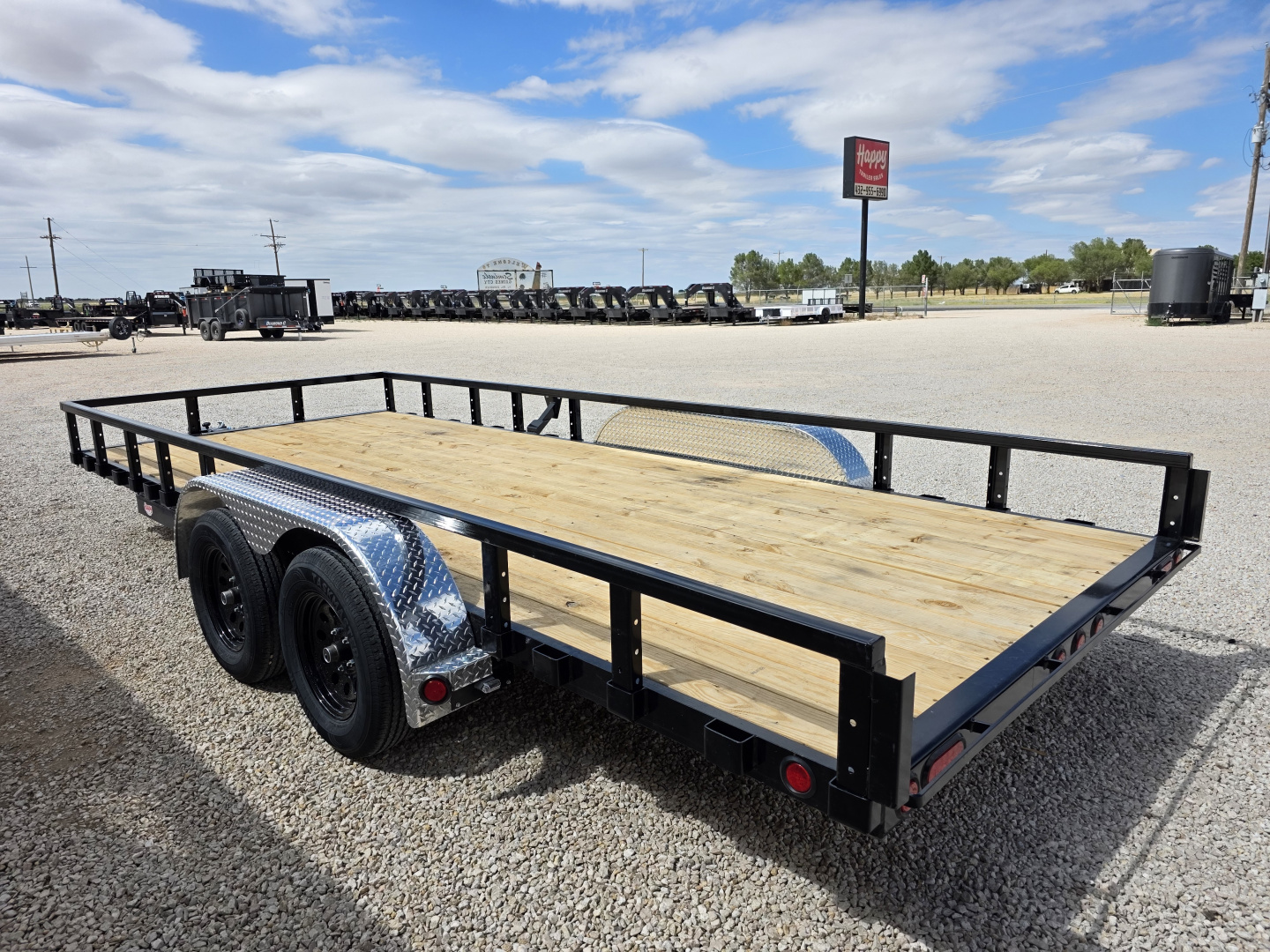 New 2026 PJ 83"x18' Tandem Axle Utility Trailer - UL