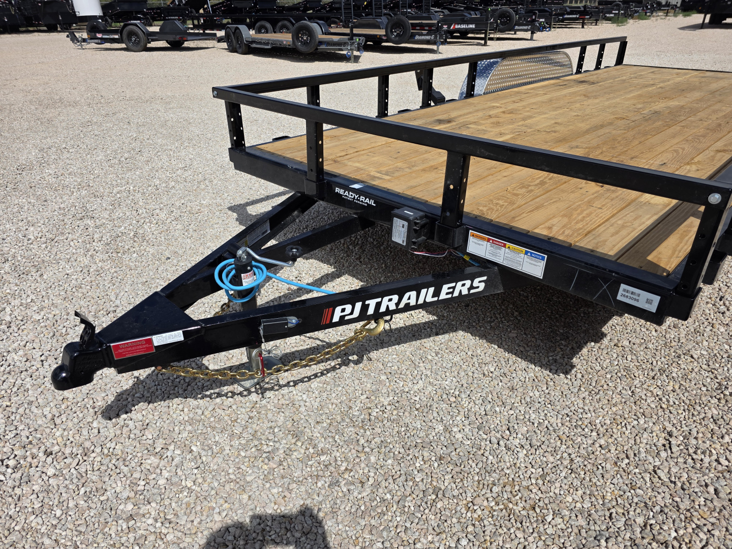 New 2026 PJ 83"x18' Tandem Axle Utility Trailer - UL