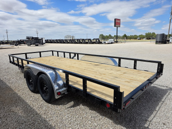 New 2026 PJ 83"x18' Tandem Axle Utility Trailer - UL