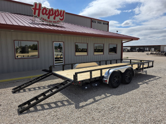 New 2026 PJ 83"x18' Tandem Axle Utility Trailer - UL