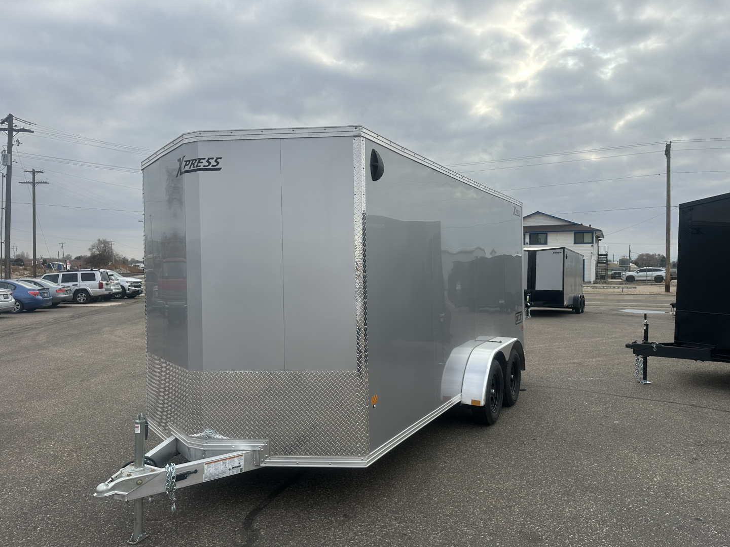 New 2026 ALCOM 7x16 7K Alum Cargo / Enclosed Trailer