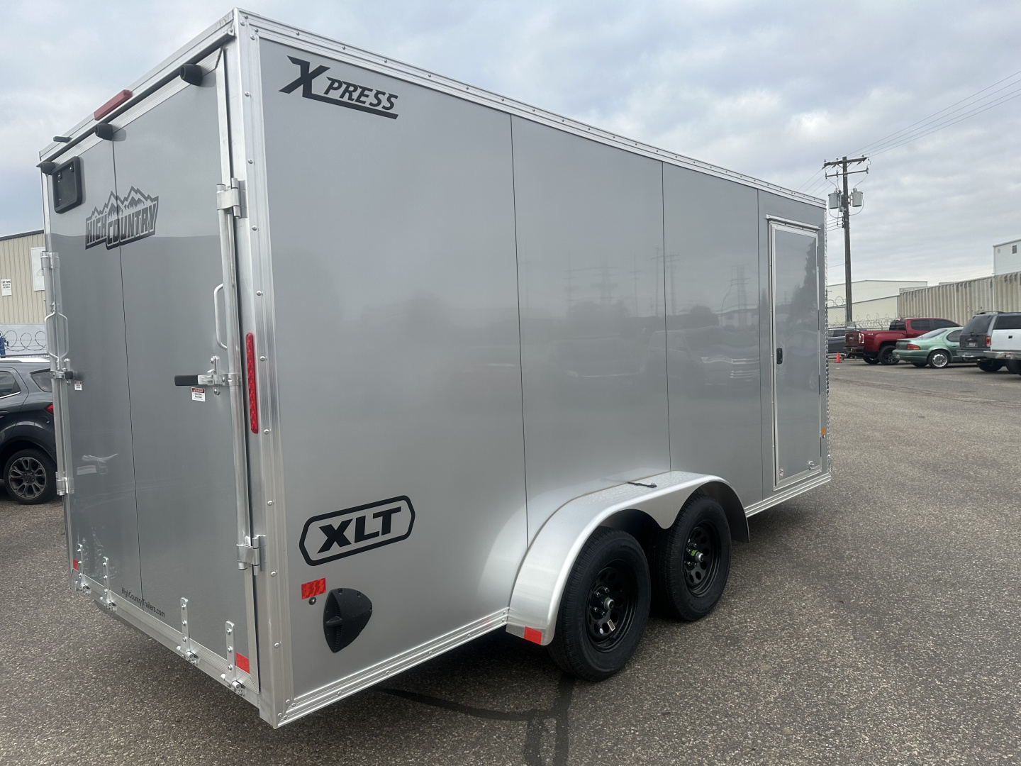 New 2026 ALCOM 7x16 7K Alum Cargo / Enclosed Trailer