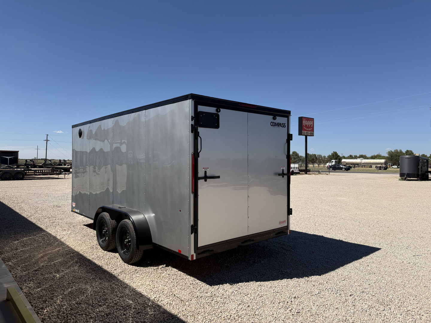 New 2026 Compass 7'x16' Enclosed Cargo Trailer - Indigo DLX