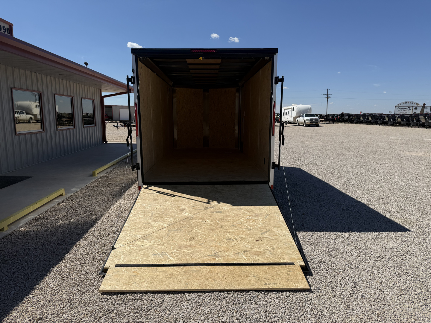 New 2026 Compass 7'x16' Enclosed Cargo Trailer - Indigo DLX