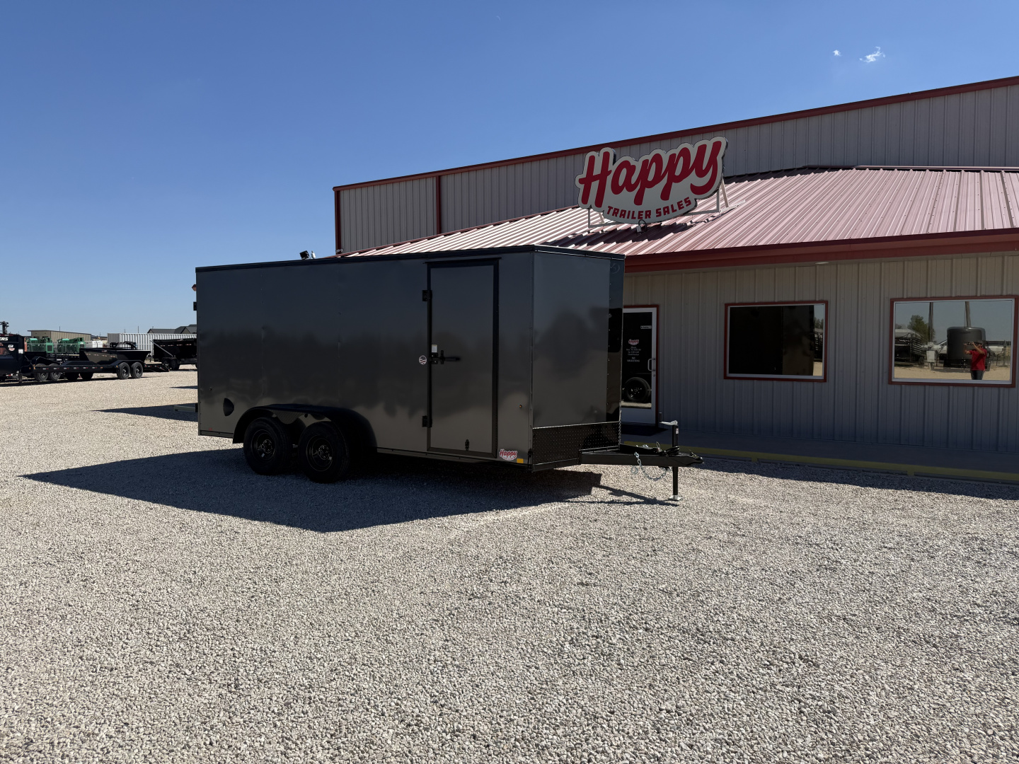 New 2026 Compass 7'x16' Enclosed Cargo Trailer - Indigo DLX