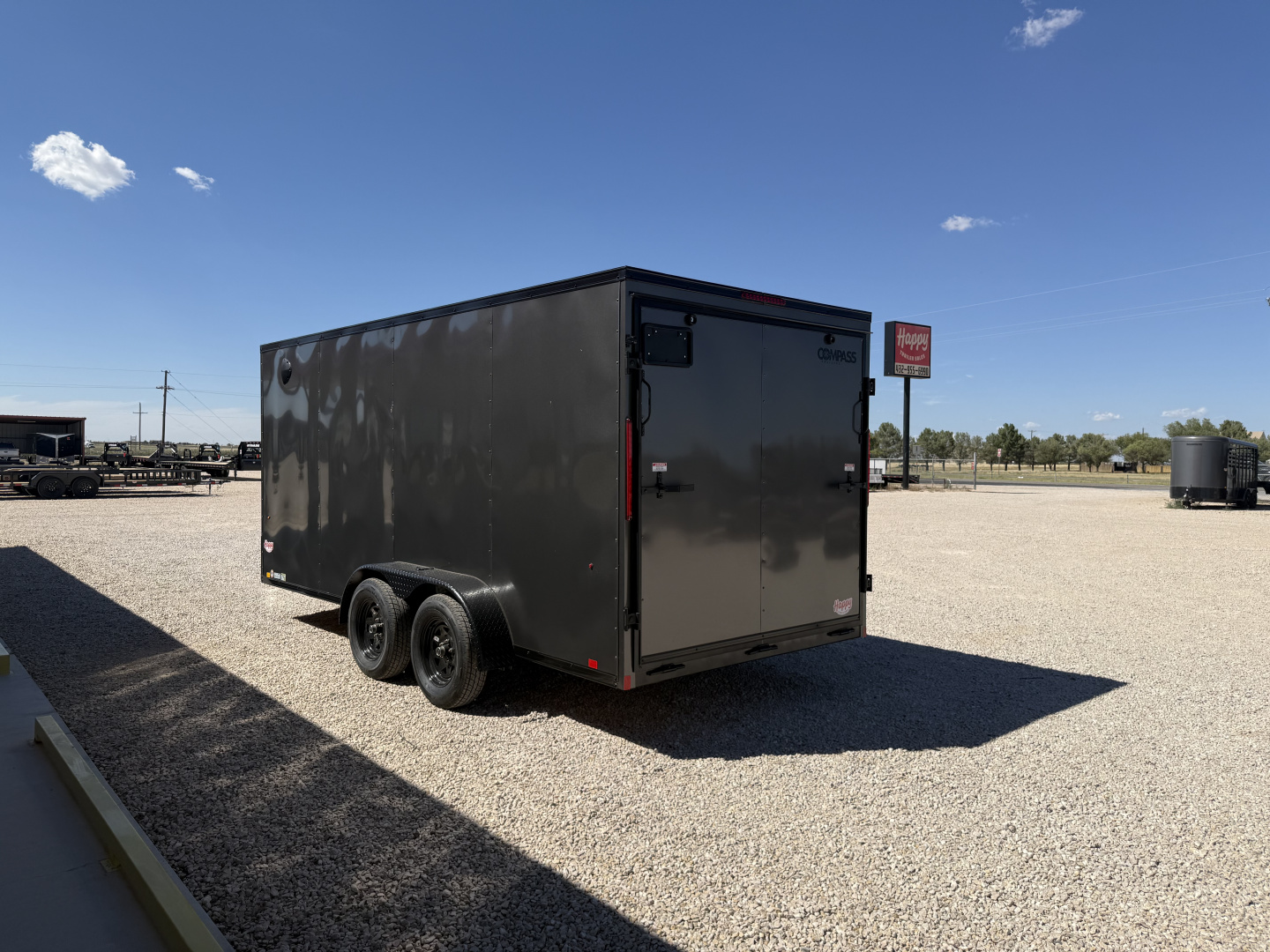 New 2026 Compass 7'x16' Enclosed Cargo Trailer - Indigo DLX