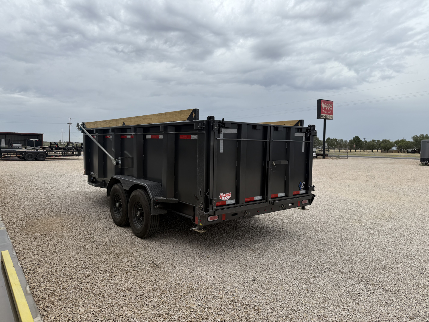 New 2026 Diamond C 82"x16' BP HD Low Profile Telescopic Dump w/ 44" Sides - LPT207