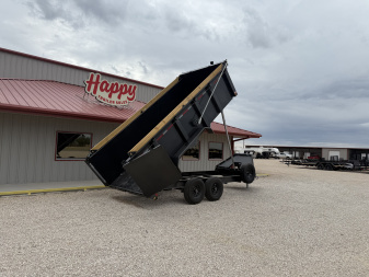 New 2026 Diamond C 82"x16' BP HD Low Profile Telescopic Dump w/ 44" Sides - LPT207