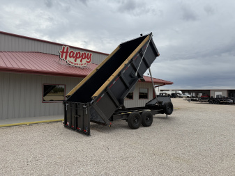 New 2026 Diamond C 82"x16' BP HD Low Profile Telescopic Dump w/ 44" Sides - LPT207