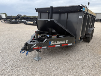 New 2026 Diamond C 82"x16' BP HD Low Profile Telescopic Dump w/ 44" Sides - LPT207