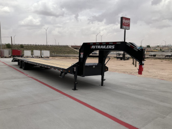 New 2026 PJ 102"x40' GN Low-Pro Flatbed w/ Duals - LD