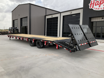 New 2026 PJ 102"x40' GN Low-Pro Flatbed w/ Duals - LD