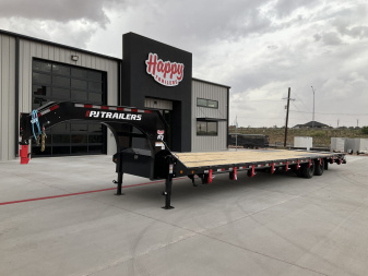 New 2026 PJ 102"x40' GN Low-Pro Flatbed w/ Duals - LD