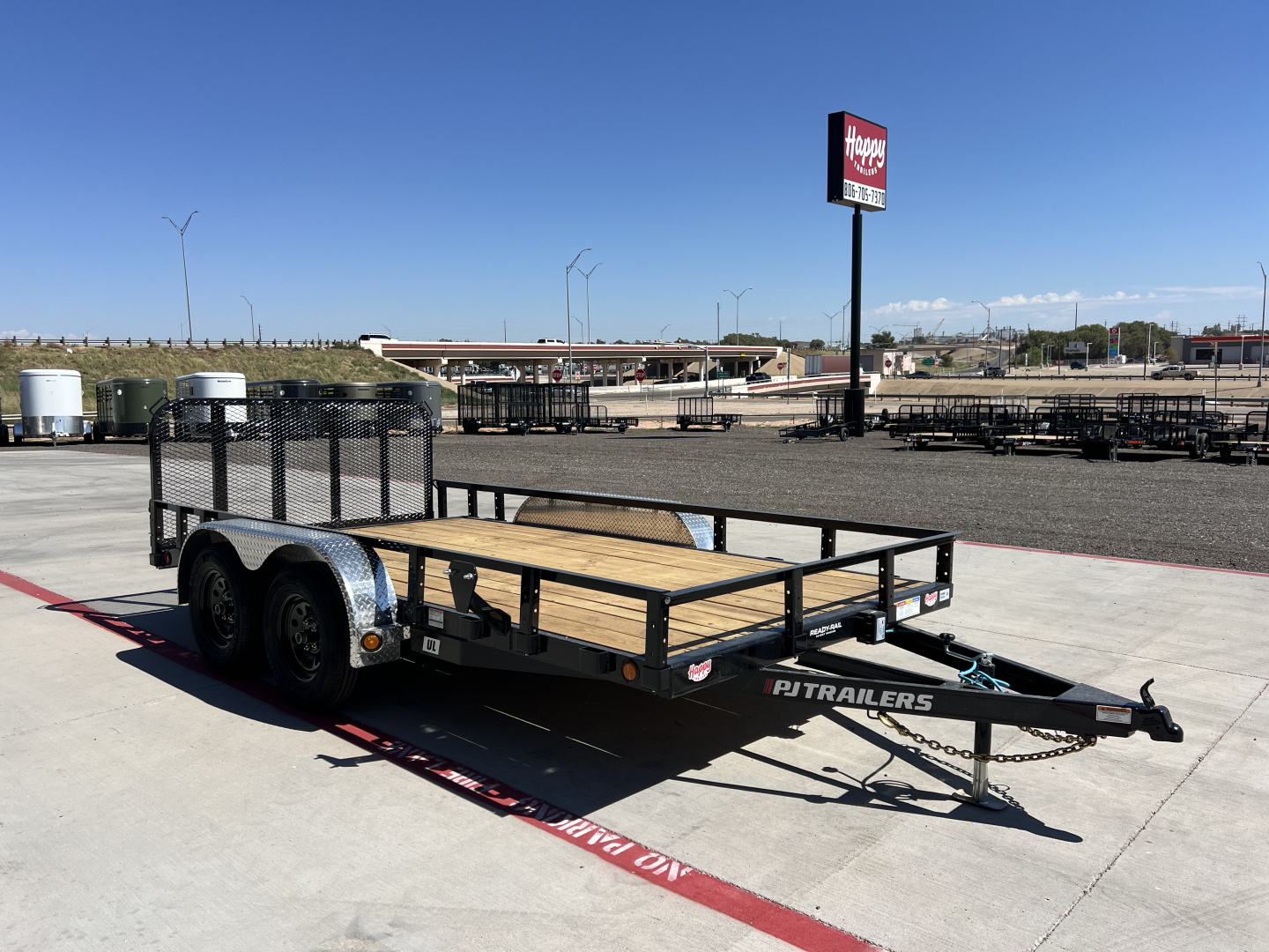 New 2026 PJ 83"x14' Tandem Axle Utility Trailer - UL
