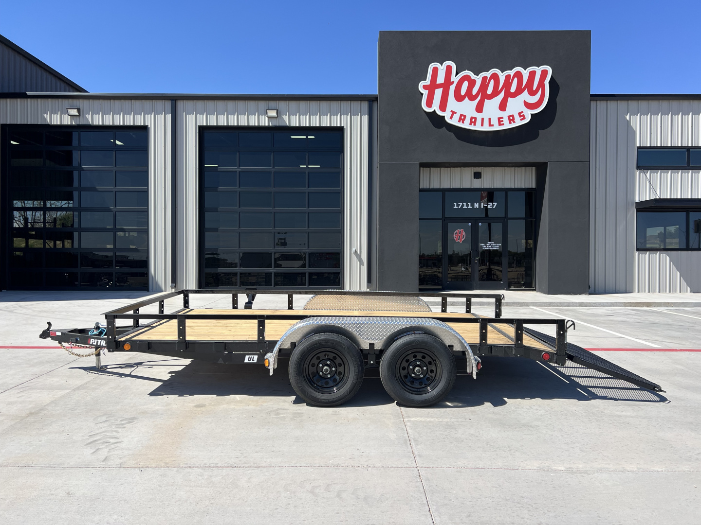 New 2026 PJ 83"x14' Tandem Axle Utility Trailer - UL