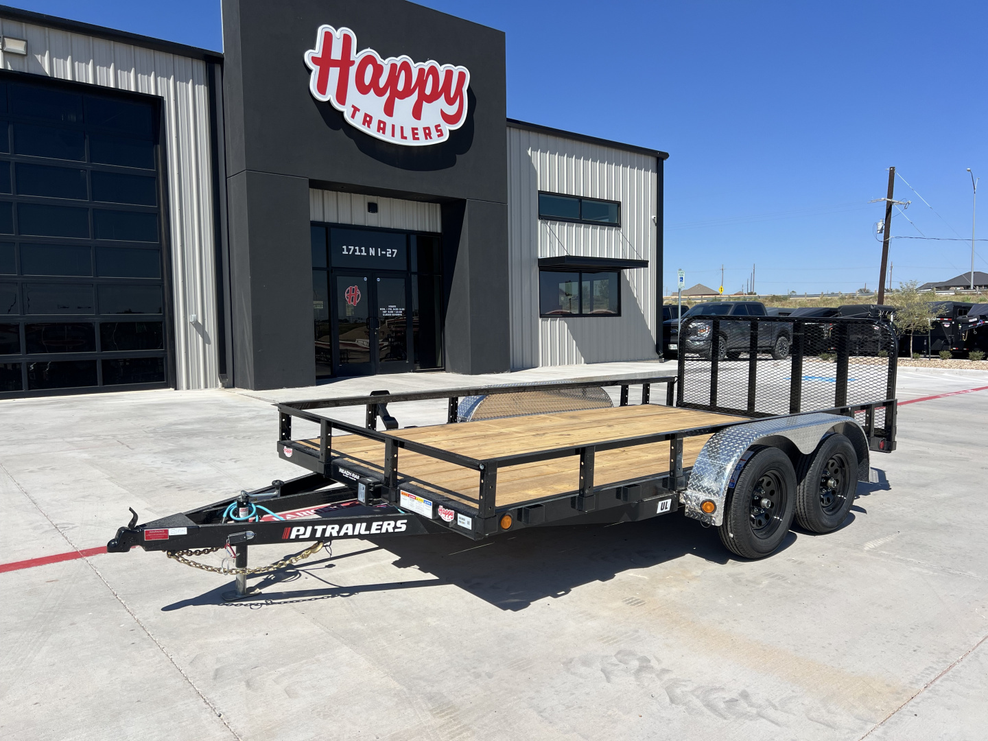 New 2026 PJ 83"x14' Tandem Axle Utility Trailer - UL