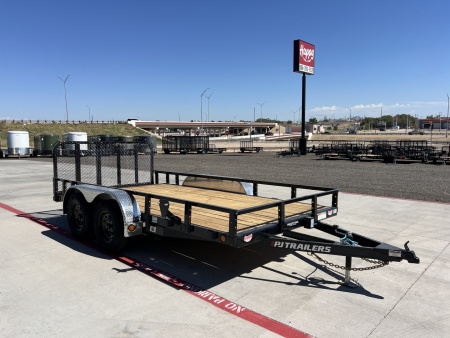 New 2026 PJ 83"x14' Tandem Axle Utility Trailer - UL
