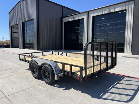 New 2026 PJ 83"x14' Tandem Axle Utility Trailer - UL
