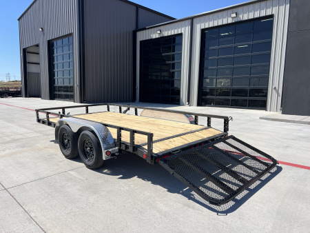 New 2026 PJ 83"x14' Tandem Axle Utility Trailer - UL