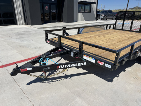 New 2026 PJ 83"x14' Tandem Axle Utility Trailer - UL