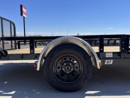 New 2026 PJ 77"x14' Single Axle Utility Trailer - U7