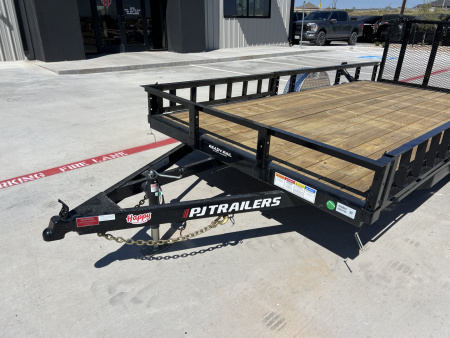New 2026 PJ 77"x14' Single Axle Utility Trailer - U7