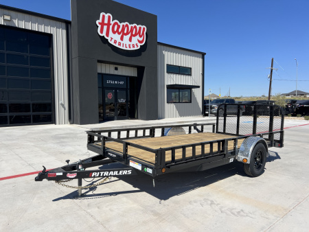 New 2026 PJ 77"x14' Single Axle Utility Trailer - U7