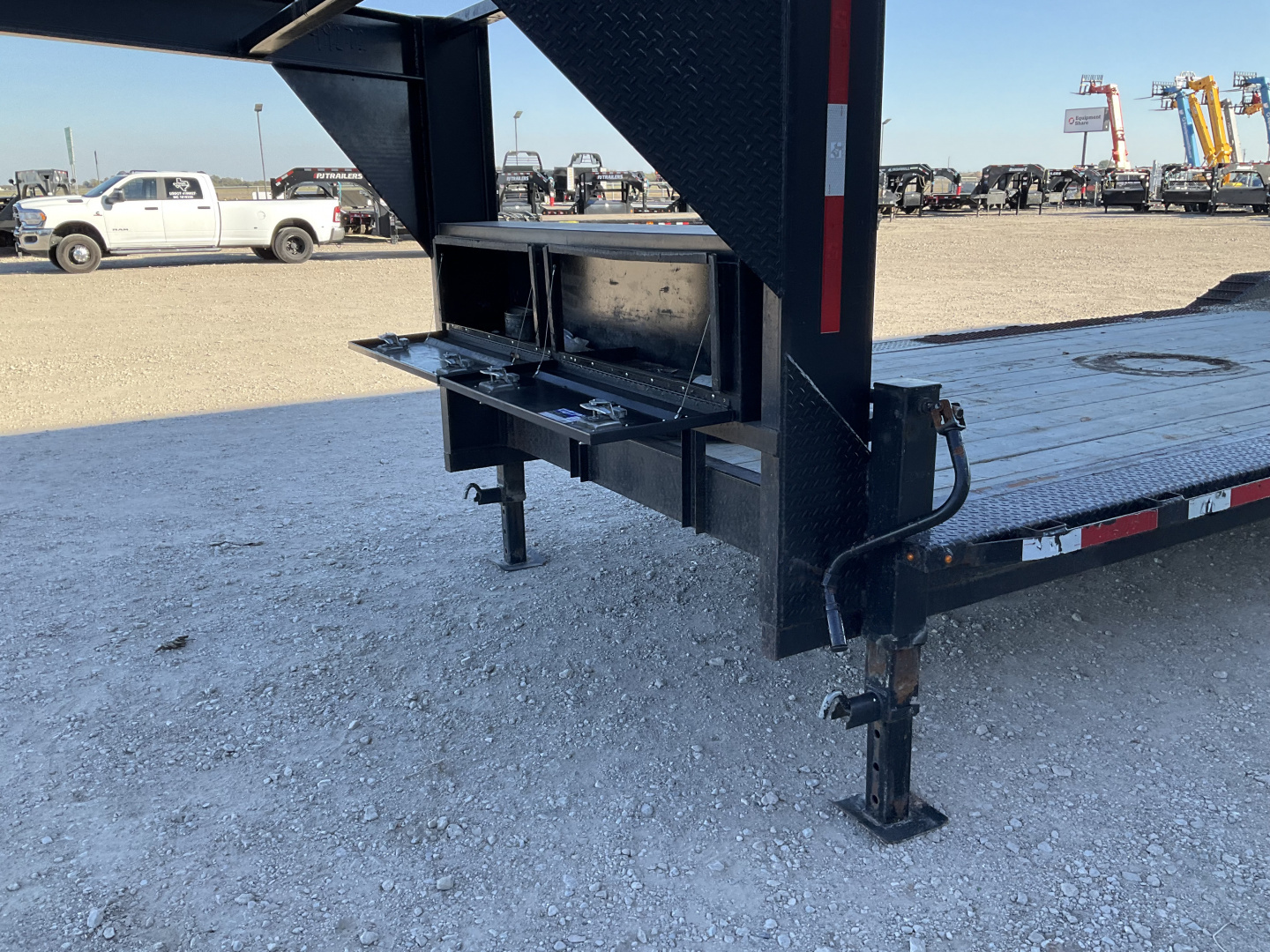 Used 2020 Texas Pride 102"x30' GN Equipment Trailer