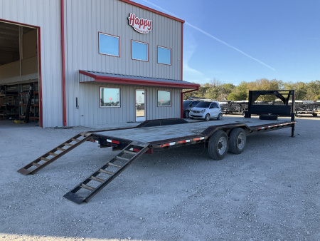 Used 2020 Texas Pride 102"x30' GN Equipment Trailer