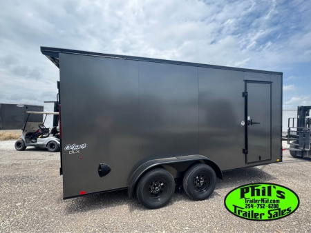 New 2025 Pace American 7X14 Cargo / Enclosed Trailer SCREWLESS .080 EXTERIOR & REAR WING