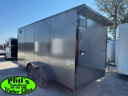 New 2025 Pace American 7X14 Cargo / Enclosed Trailer SCREWLESS .080 EXTERIOR & REAR WING
