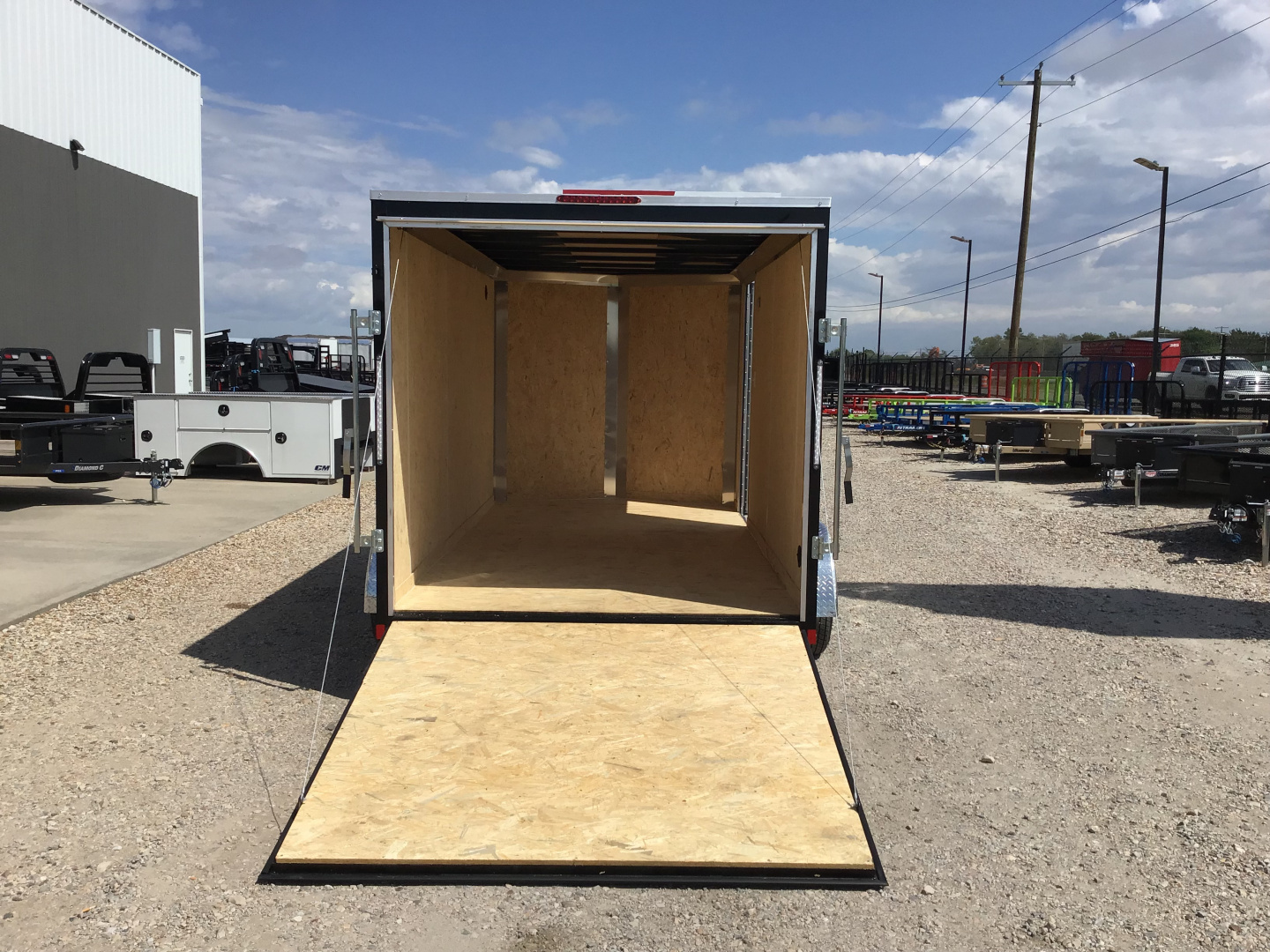 New 2026 Compass 7'x14' Enclosed Cargo Trailer - Indigo DLX