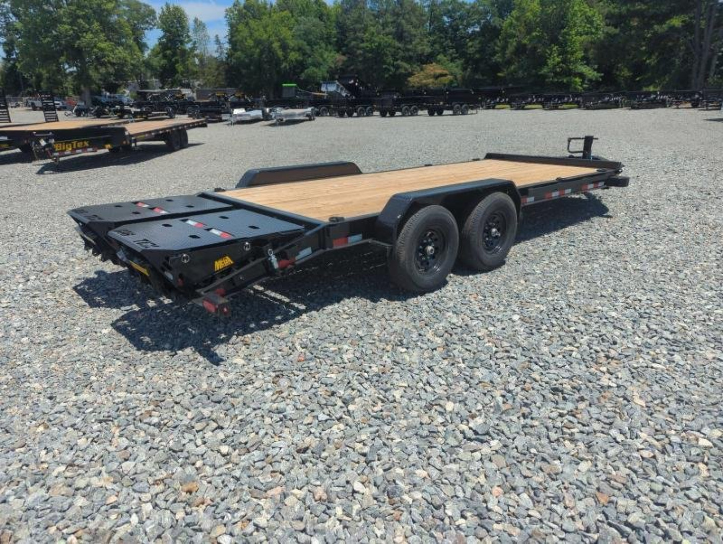 New 2026 Big Tex Trailers 2025 Big Tex 20' 14EH 15K w/ Mega Ramps Equipment Trailer