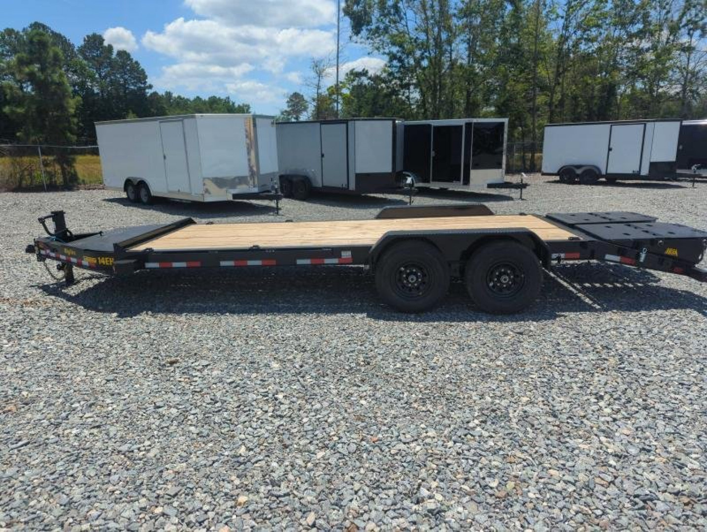 New 2026 Big Tex Trailers 20' 14EH 15K Equipment Trailer w/ Mega Ramps Equipment Trailer