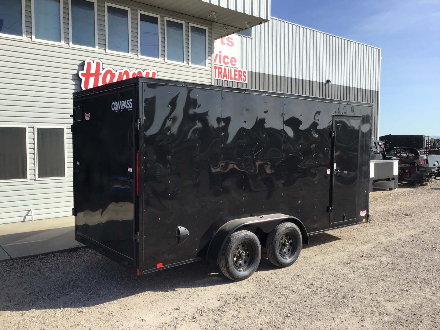 New 2026 Compass 7'x16' Enclosed Cargo Trailer - Indigo DLX