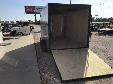 New 2026 Compass 7'x16' Enclosed Cargo Trailer - Indigo DLX