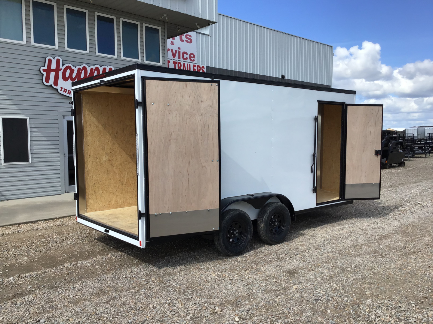 New 2026 Compass 7'x16' Enclosed Cargo Trailer - Indigo DLX