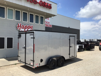 New 2026 Compass 7'x16' Enclosed Cargo Trailer - Indigo DLX