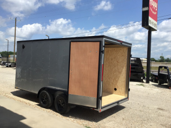 New 2026 Compass 7'x16' Enclosed Cargo Trailer - Indigo DLX