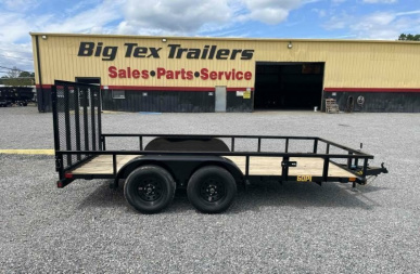 New 2026 Big Tex Trailers 14' 60PI w/ 4' Spring Assist Tailgate Utility Trailer