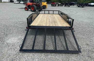 New 2026 Big Tex Trailers 14' 60PI w/ 4' Spring Assist Tailgate Utility Trailer