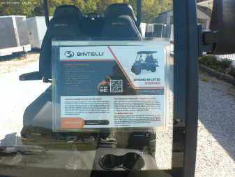 New 2025 Bintelli BEYOND 4P Lifted Golf Cart