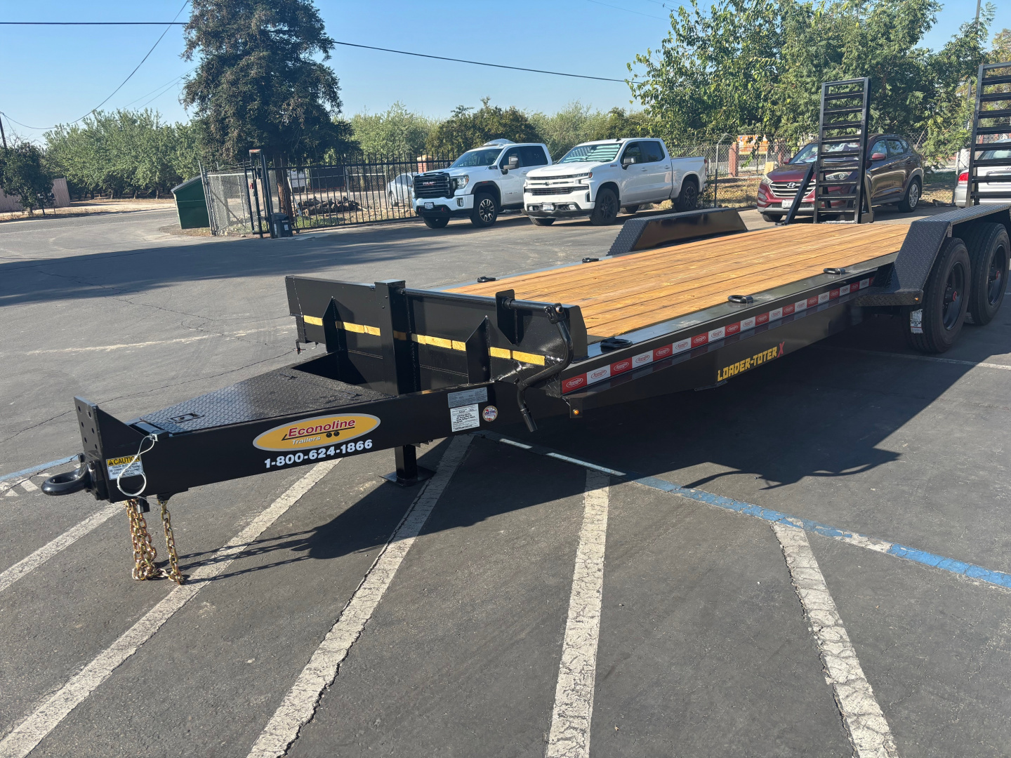New 2025 Econoline 7'x20' Loader Toter Equipment Trailer