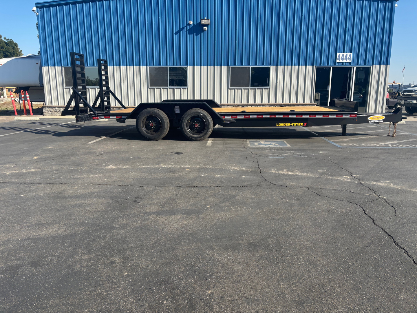 New 2025 Econoline 7'x20' Loader Toter Equipment Trailer