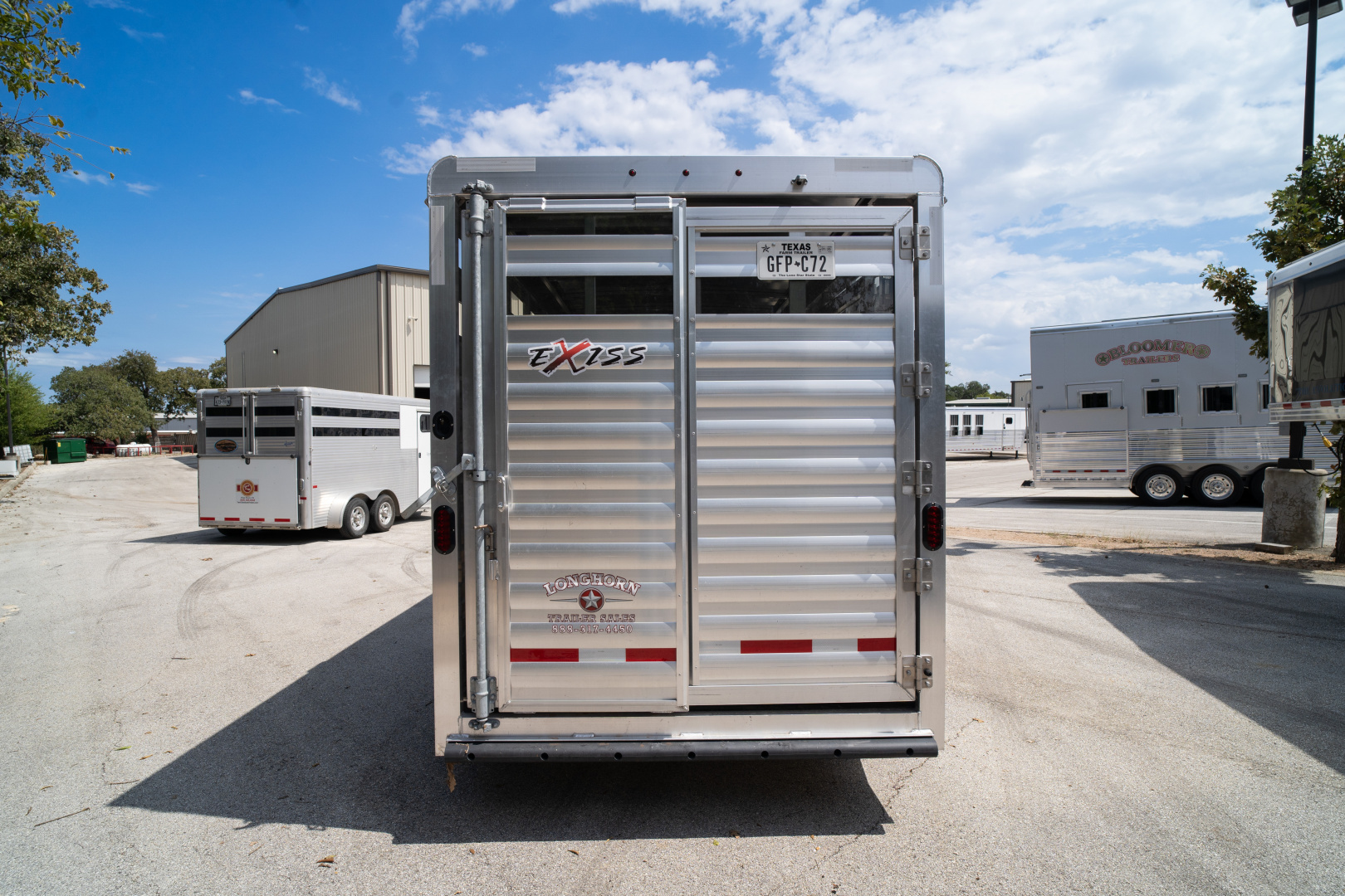 Used 2025 Exiss Trailers 4 Horse Gooseneck STC 6820 '25 Horse Trailer