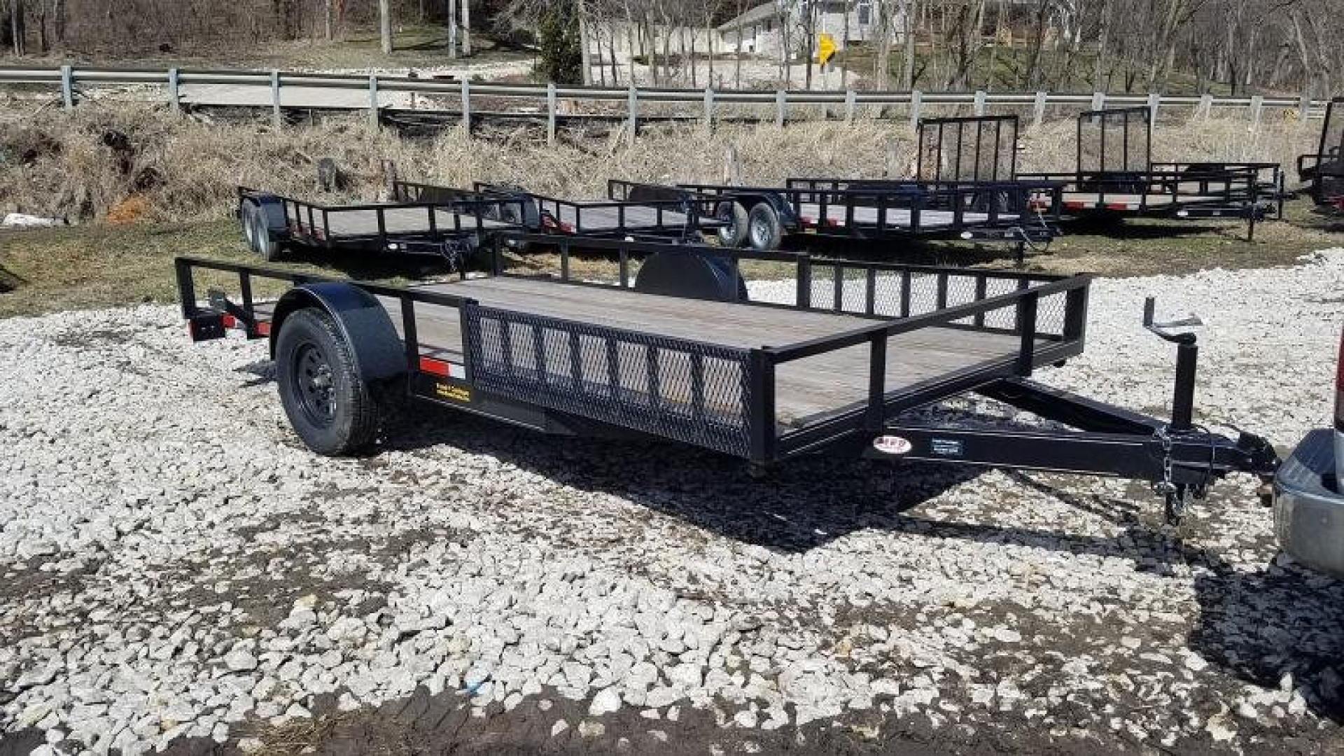 New 2026 MEB 83x14 ATV/Utility Trailer w/' Side Ramps