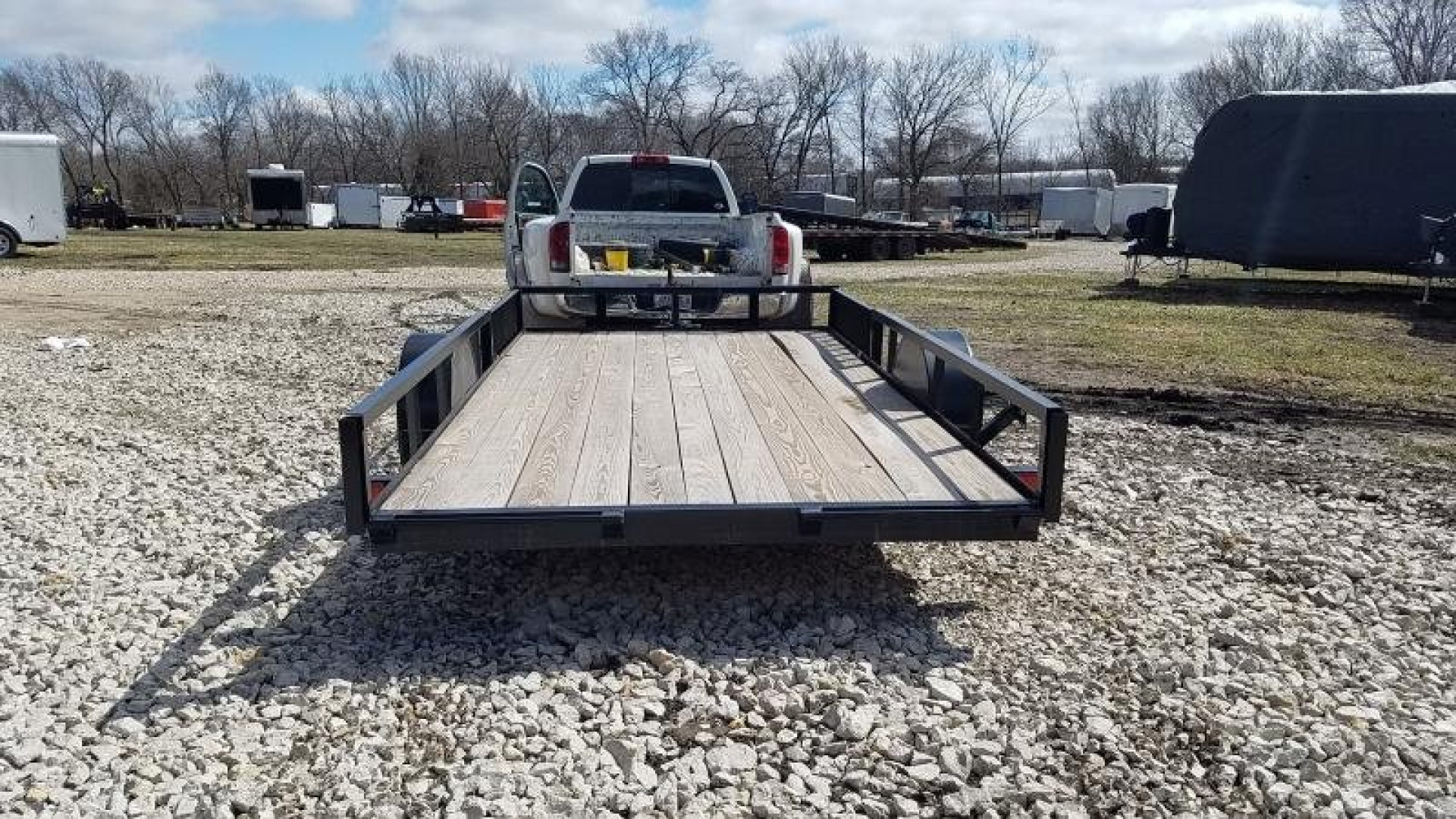 New 2026 MEB 83x14 ATV/Utility Trailer w/' Side Ramps